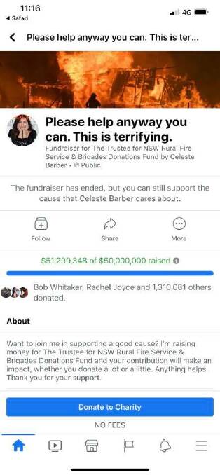 Celeste Barber's original post that kicked off the enormously successful fundraiser.