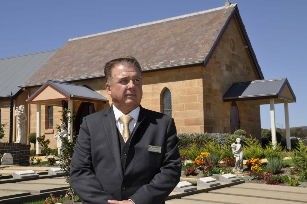 RJ Sidney Craig funeral director John Crooks says managing the new guidelines will be difficult. Photo: Louise Thrower
