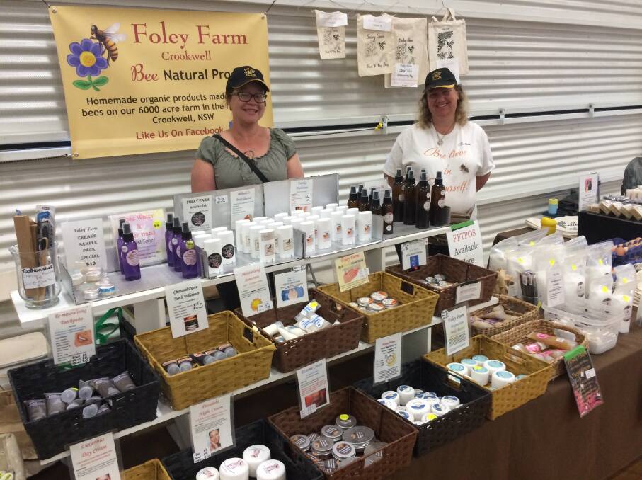 HUGE RANGE: Local farmer and beekeeper Belinda Foley and her assistant Kassandra Rowe will have great products on offer at the Garden Lover's Market.