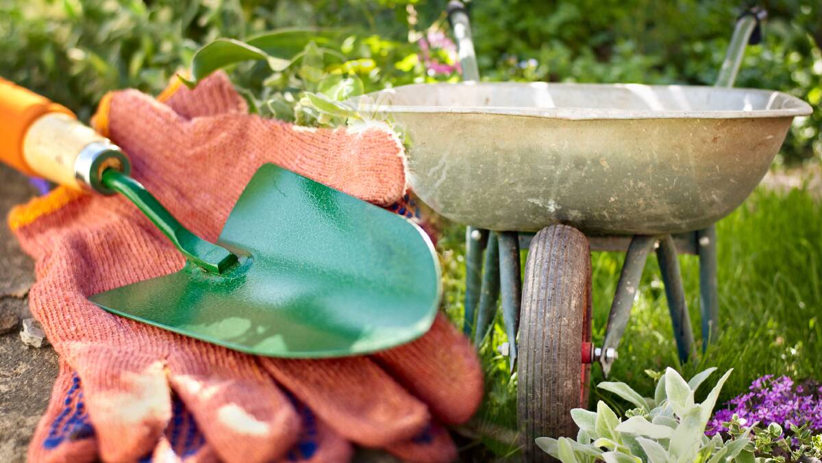 DIG IT: Community organisations will benefit from the Gunning Garden Club raffle, for which the first prize is a wheelbarrow full of gardening goodies. Photo: Shutterstock.