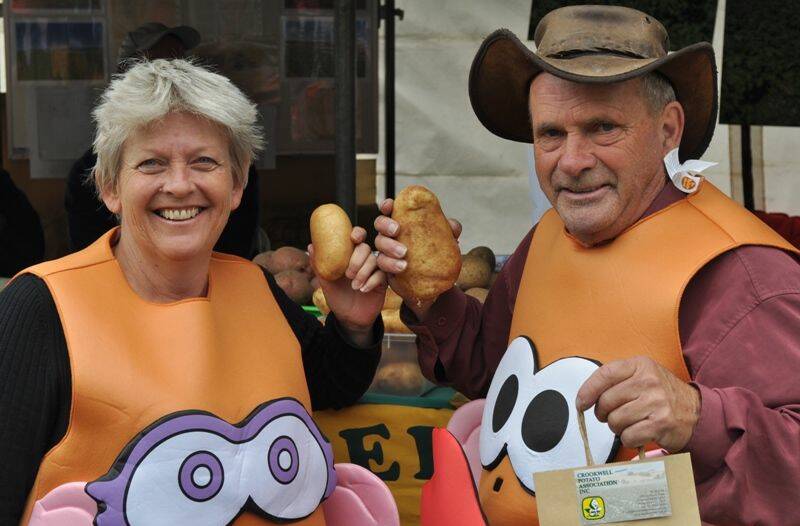 CROOKWELL CHARACTERS: Mr and Mrs Spud will be on hand at the festival to supply all your potato needs.