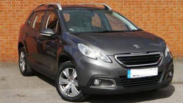 A Peugeot wagon similar to the car Mark and Jacoba Tromp were last seen driving. Photo: 7 News

