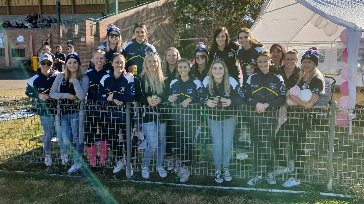 On the day: The Goulburn Bulldogs League Tag side after their match against the Woden Rams on Ladies Day. Photo: Zac Lowe