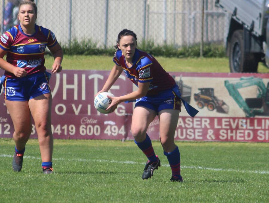 Focused: Kayla Gann has long been a standout for both the Goulburn Bulldogs and her many representative Oztag teams. Photo: Zac Lowe.