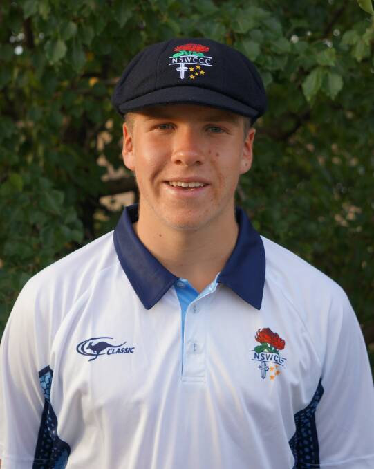 Selected: Callum Smith, seen here wearing his NSW Under 19s Combined Catholic Colleges uniform, has played cricket non-stop over the last 12 months. Photo: Supplied.