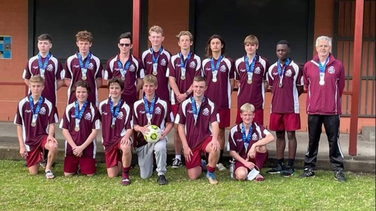 Champions: The Goulburn Under 16s Boys played extremely well and secured the Country Cup before the second day of the competition was complete. Photo: STFA Football.