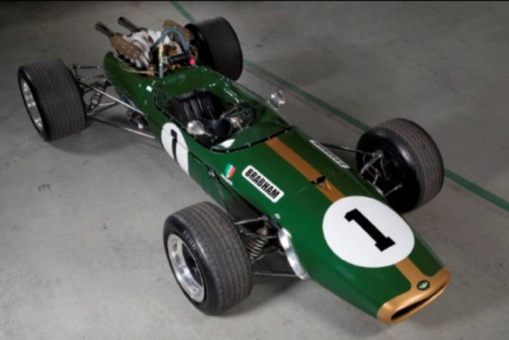 Built for speed: The Brabham BT23A-1 Repco V8, built by Jack Brabham and Ron Taurunac in 1967. It raced 23 timess. Photo: National Museum of Australia.