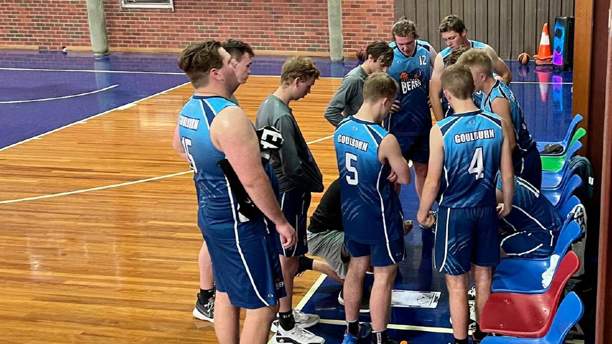 At home: The Bears Youth League Men will have the home court advantage tonight in Goulburn. Photo: Goulburn Bears. 