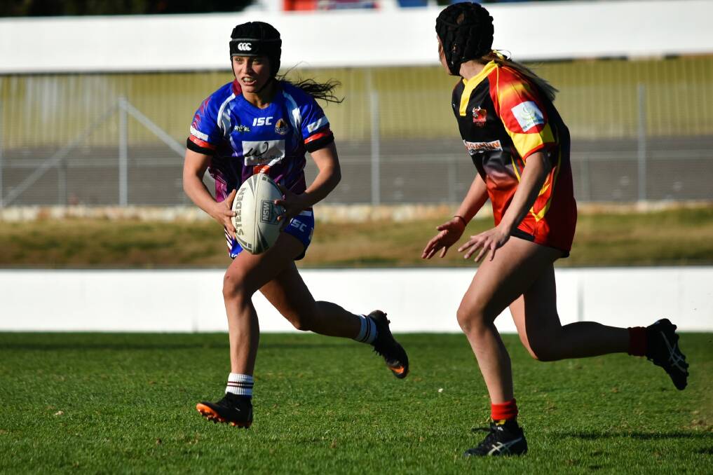 On the run: The Goulburn Stockmen will hold their registration day at the Goulburn Race Club's Family Fun Day this Sunday. Photo: Canberra Region Rugby League.