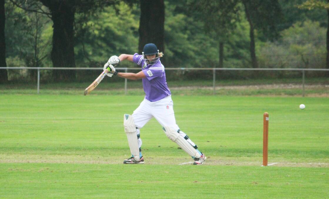 Cut away: Crookwell cricket's batting, though always entertaining, is also mercurial and has been a weak point for the team in recent seasons. Photo: Zac Lowe.