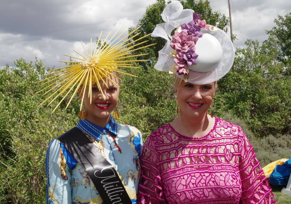 Fashion focus: Many different styles of millinery will be on display at the Country Championships qualifier this weekend. Photo: Darryl Fernance. 