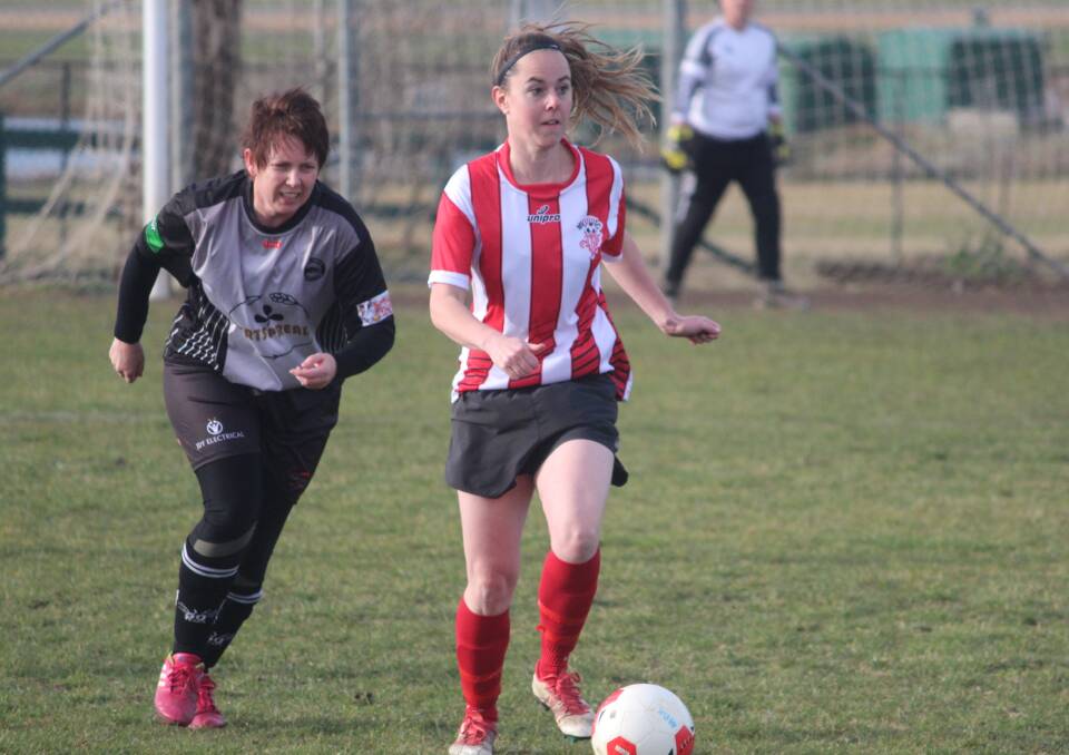 Moving forward: Goulburn's female soccer players will soon have their own changerooms at the Cookbundoon playing fields. Photo: Zac Lowe.