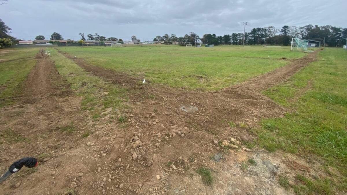 Makeover: The Marulan Soccer Fields are going to be unrecognisable in 2022 thanks to a new irrigation system. Photo: STFA Football. 