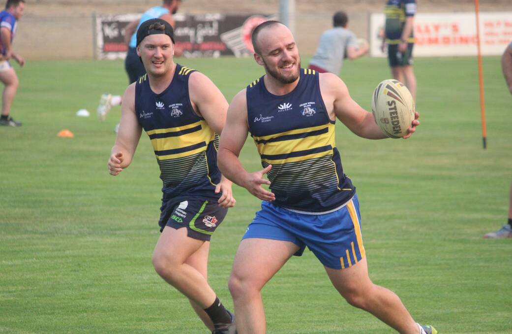 Underway: The Goulburn Bulldogs began their preseason training in mid-January, and will face their first real test of 2020 next week. Photo: Zac Lowe.