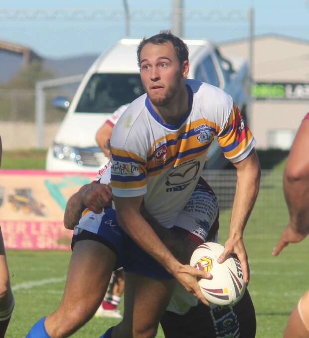He's back: Tyler Cornish's return for the Goulburn Bulldogs will help settle a side which has been struck by a number of injuries this year, just as the team makes a charge for finals. Photo: Zac Lowe.