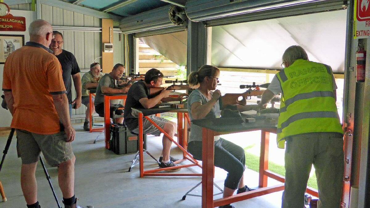 On target: The last shoot of the Goulburn Small Bore Rifle Club's year was held in late November, with just the club championship shoots to come this weekend. Photo: Goulburn Small Bore Rifle Club. 