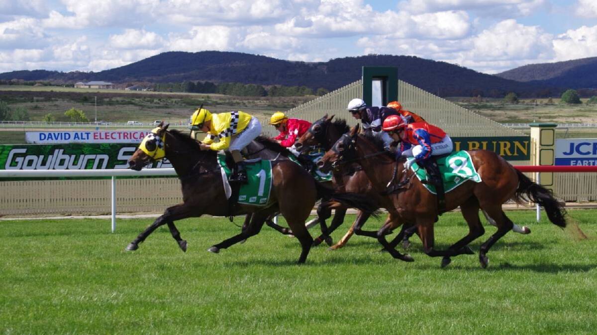 On track: The Goulburn Race Club's doors will open to visitors once again from this Friday. 