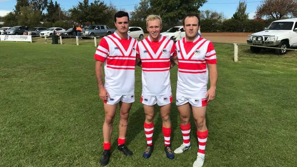 The trio: Chris Hart, Nic Cornish, and Tyson Greenwood are ready to make an impact this weekend. Photo: Goulburn Workers Bulldogs. 