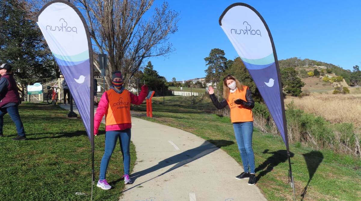Play it safe: Goulburn parkrun has adopted the new safety measures, including social distancing and mask-wearing, which will hopefully allow it to restart quickly after lockdowns have ended. Photo: Goulburn parkrun.