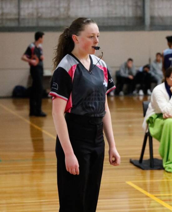 Focused: Rylee Bowles possesses all the qualities to take her to the top of her field. Photo: Basketball NSW.