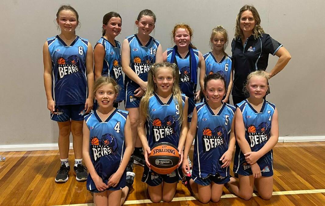 Final run: The Goulburn Bears Under 12s Girls (pictured) will be joined by their Under 18s Boys and Under 18s Girls counterparts in the finals of the Waratah Southern Junior League. Photo: Goulburn Bears. 
