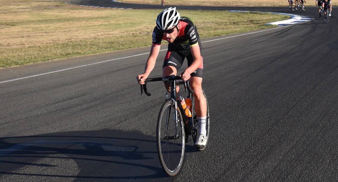 Well ridden: Cameron Roberts was the best-performed Goulburn cyclist at the recent round of the Southern Interclub Series in the Southern Highlands. Photo: David Carmichael.