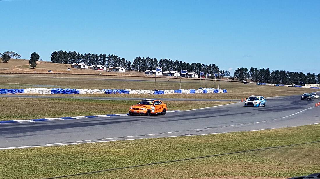 On track: Instead of racing, Wakefield Park will host older Australians looking to improve their driving skills today. Photo: Wakefield Park.