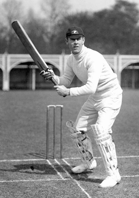 Man of the moment: Victor Trumper, seen here, is regarded as one of the best batsman of cricket's early days. 