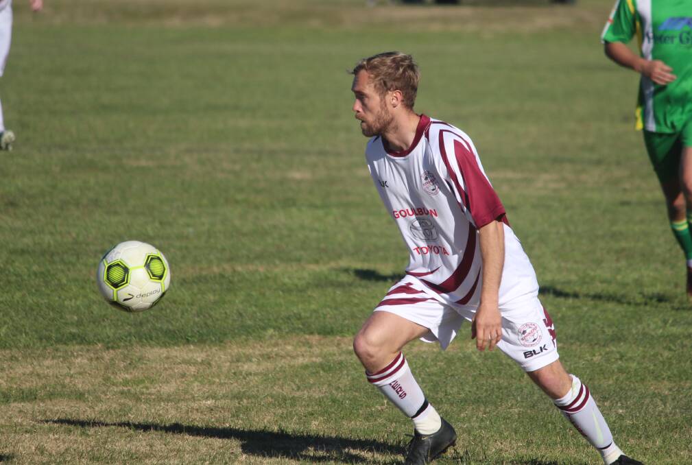 Strong start: The Goulburn Strikers continued their winning form on Saturday with a 4-2 win over Mittagong in the Champions League. Photo: Zac Lowe.