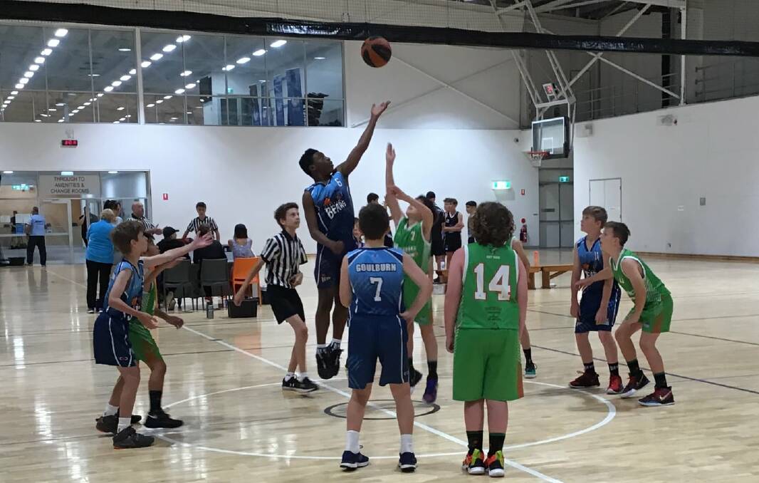 Up in the air: Goulburn had a weekend of mixed success but faultless effort in the first round of the Barrengarry Conference. Photo: Shane McMillan. 