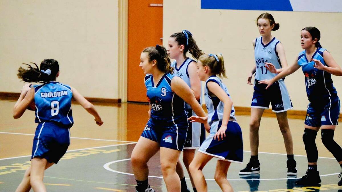 Attacking: The Goulburn Bears girls performed extremely well in competitive divisions over the weekend. Photo: Supplied.