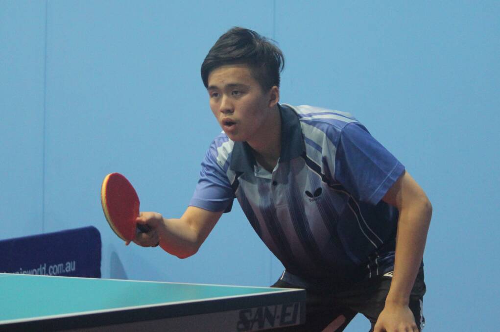 On the rise: Talented junior, Richie Jiang, overcame former teammate Mark Soley last week in the local competition. Photo: Zac Lowe.
