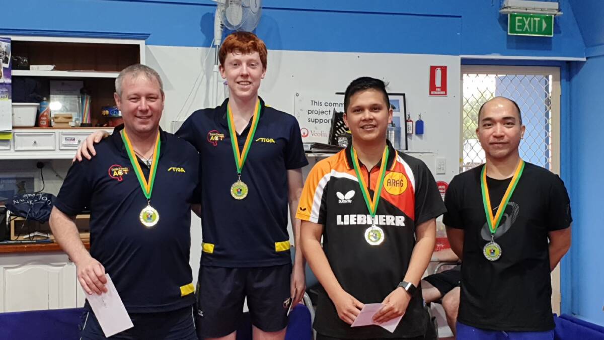 Champions: The winners of the Goulburn Table Tennis Club's 2019 invitational are expected to return this year, with one exception. Photo: Goulburn Table Tennis. 