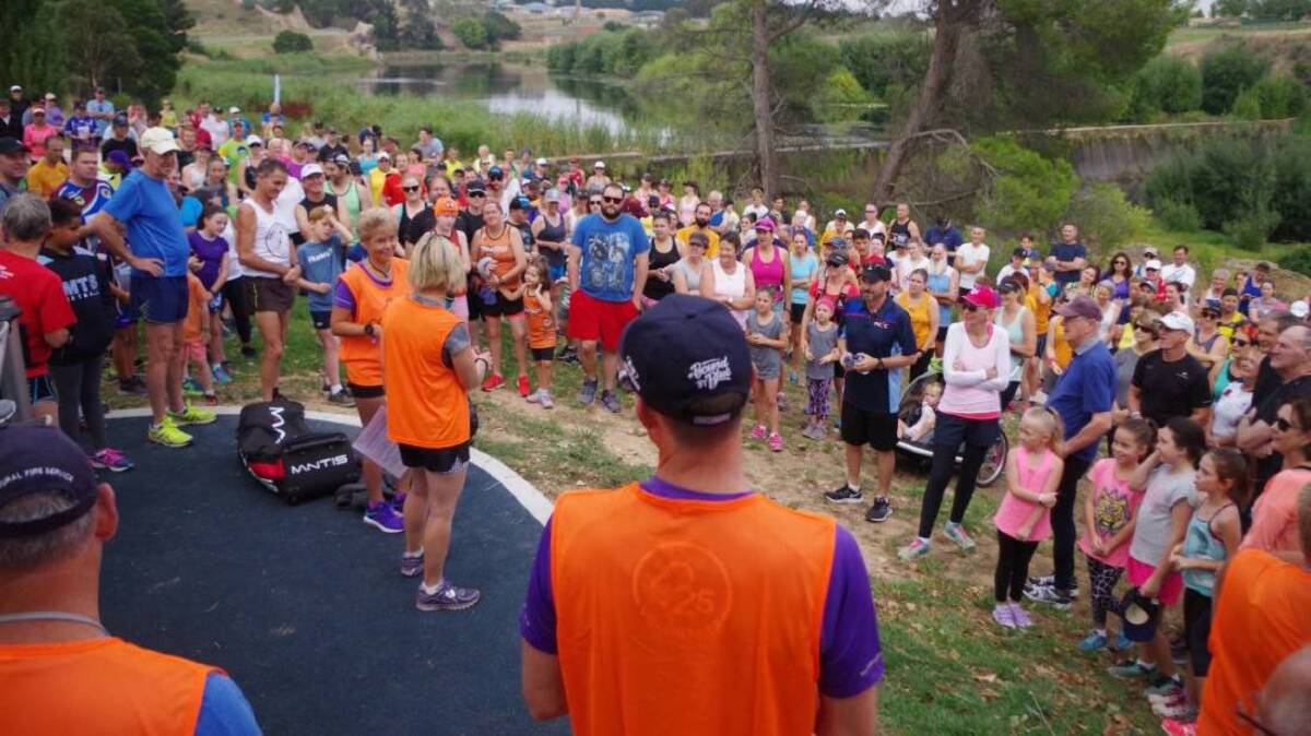 Ready to run: The Goulburn parkrun club will meet this Saturday at Marsden Weir Park for its two-year anniversary celebration. Photo: Darryl Fernance. 