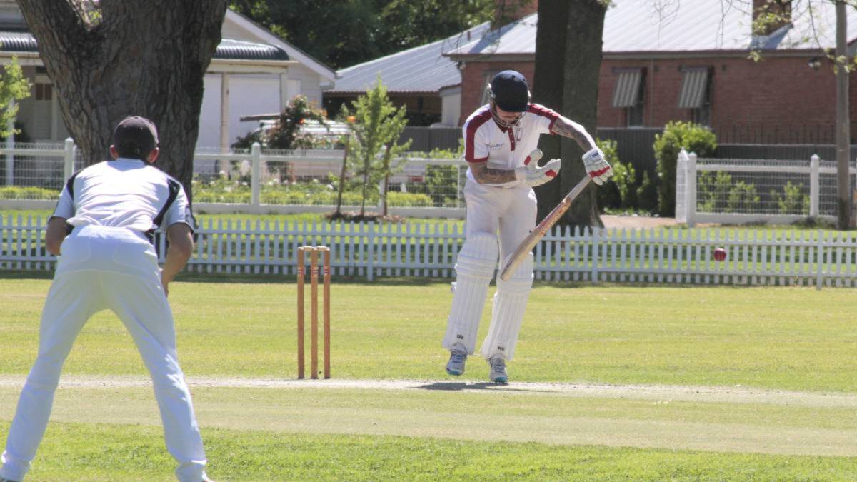 Fended: Goulburn will take on Cootamundra in this weekend's Stribley Shield final at Seiffert Oval. Photo: Kelly Manwaring. 