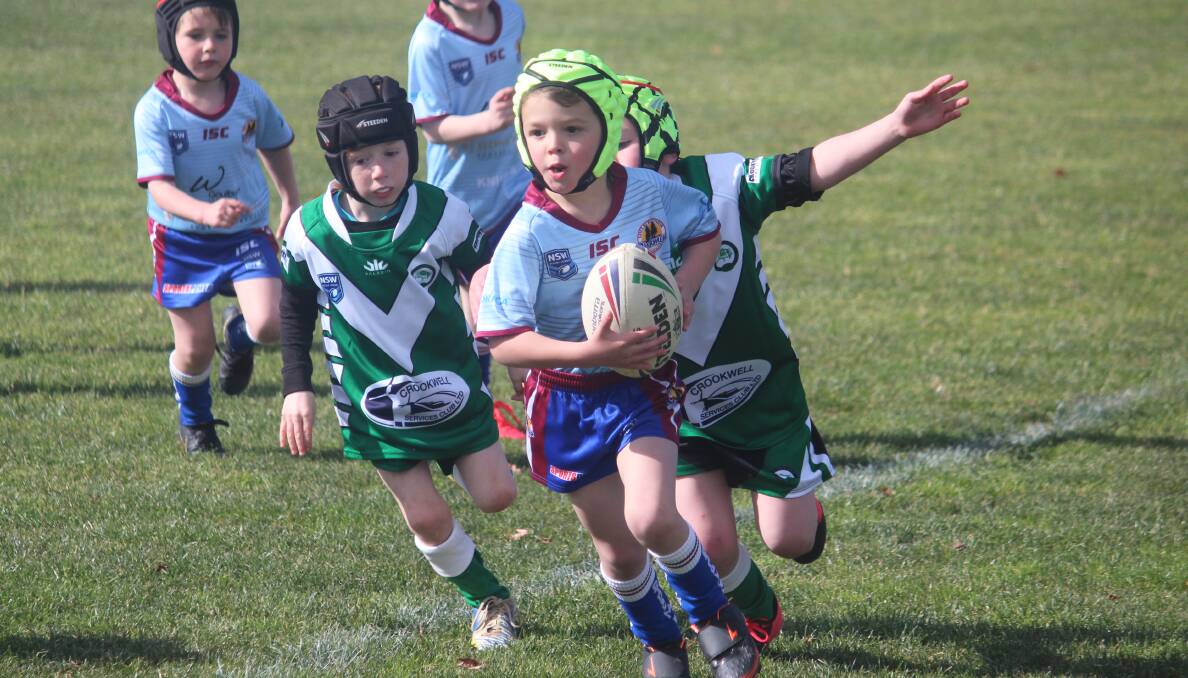 Off and running: North Park is the home of junior rugby league in Goulburn, and its infrastructure will soon reflect its status as a major sporting location in town. Photo: Zac Lowe.