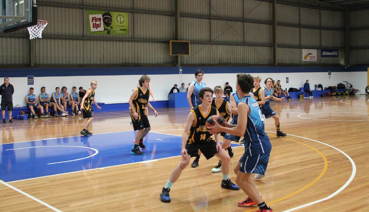 Shooting: Goulburn's junior teams played well in round one, and will hope to improve their form this weekend. Photo: Basketball ACT. 