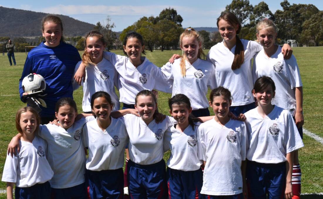 Talented: The STFA Under 12s side is into the semi-final of the Champion of Champions tournament this weekend against Lilli Pilli. Photo: Stacey Yeadon.