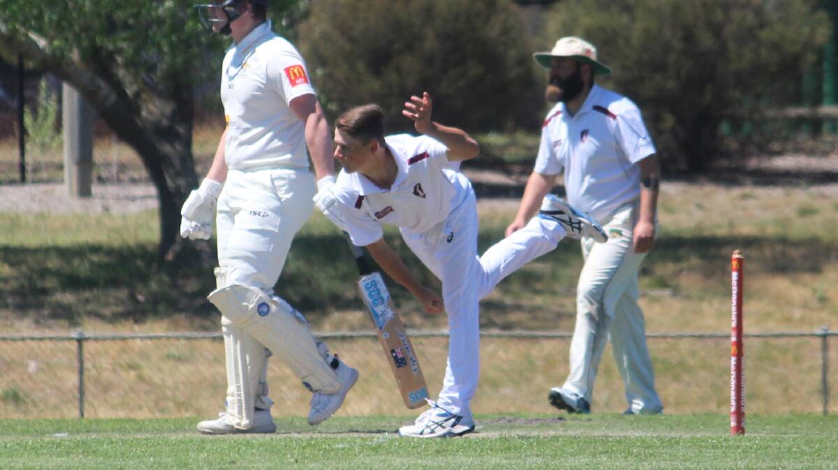 On the rise: Archie Wearne has impressed the Cricket ACT selectors with his improvement and performance in the first half of the 2021/22 season. Photo: Zac Lowe.