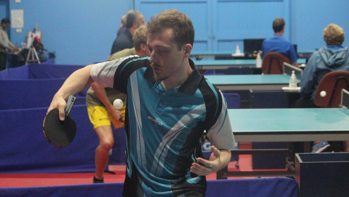 Ahead of the pack: Mark Soley's 88s are on top of the A Grade ladder midway through the Goulburn Table Tennis Club's Teams competition. Photo: Zac Lowe.