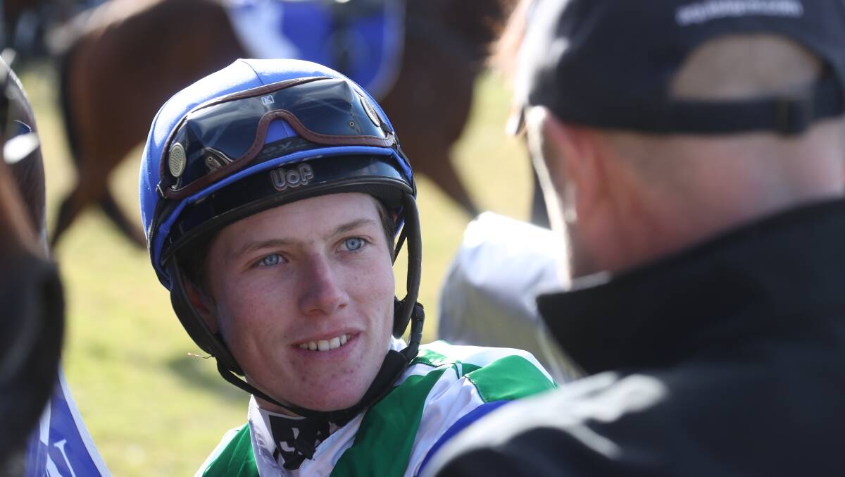 New adventure: Jackson Searle spent the last 12 months racing out of Cody Morgan's stables in Tamworth. Photo: Bradley Photos.