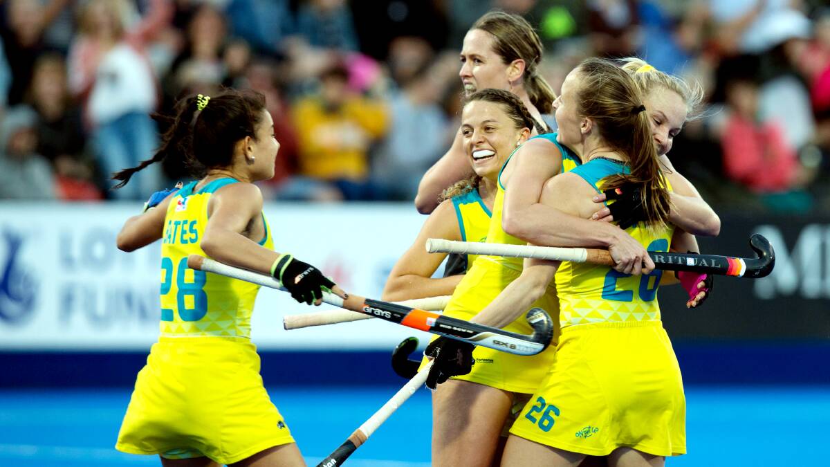 Good effort: The Hockeyroos were unable to clinch another shoot-out thriller against the Netherlands. Photo: World Sport Pics.