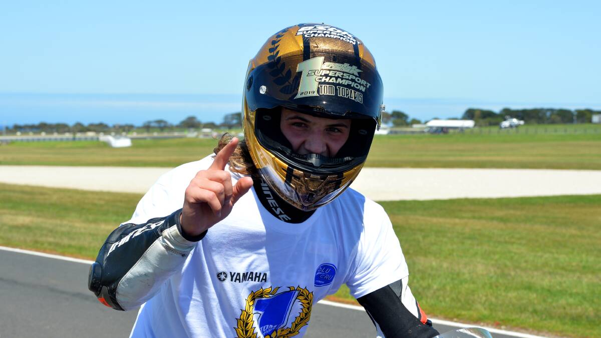Champion: Tom Toparis won the 2019 and 2020 ASBK Supersport titles in dominant fashion. Photo: Supplied.