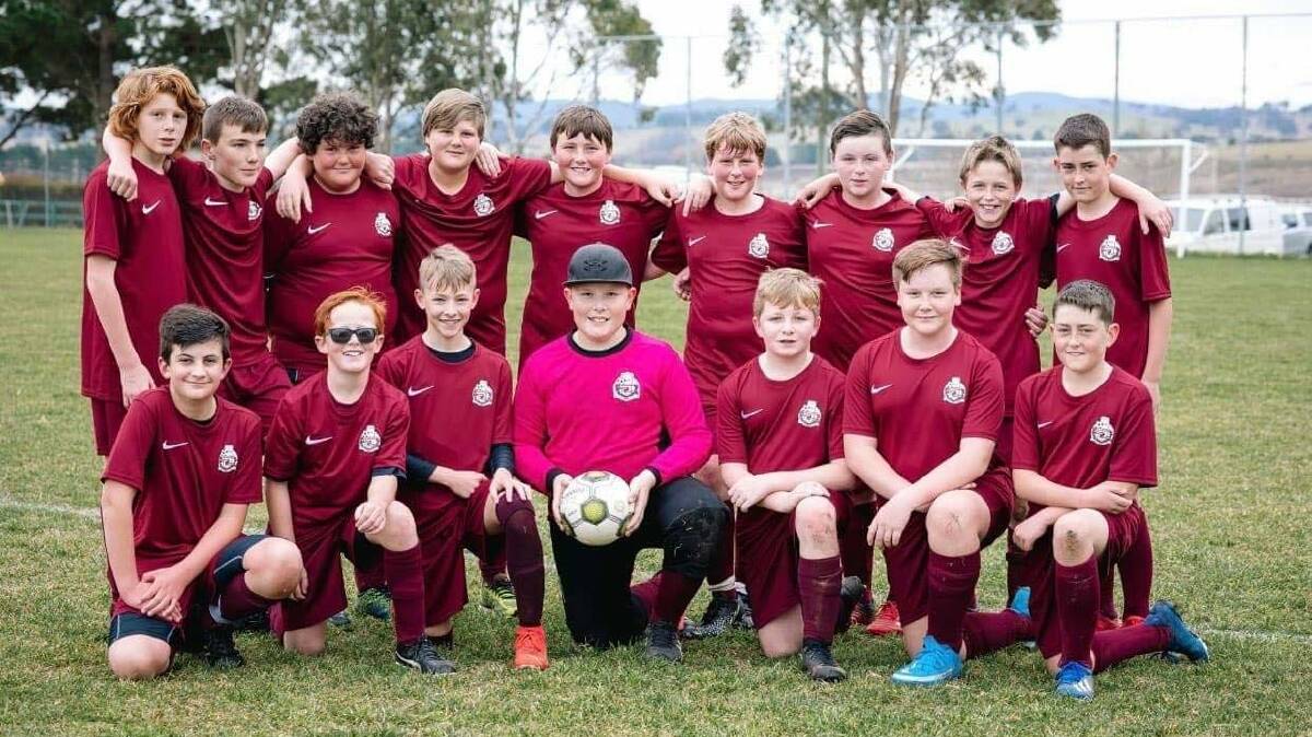 Ready to go: The STFA Under 13s are one of two sides set to take part in the NSW Country Cup this weekend. Photo: Supplied.