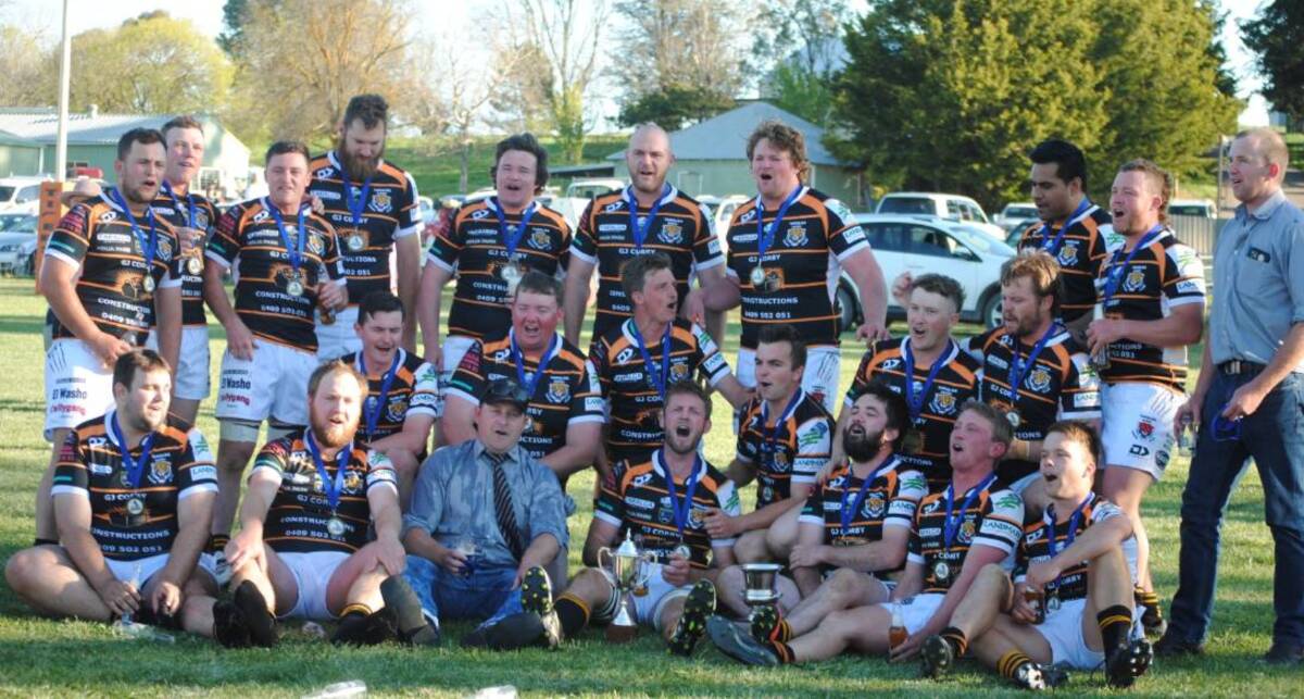 Hot streak: The Taralga Tigers' fourth straight grand final resulted in another premiership for the competition favourites. Photo: Burney Wong. 
