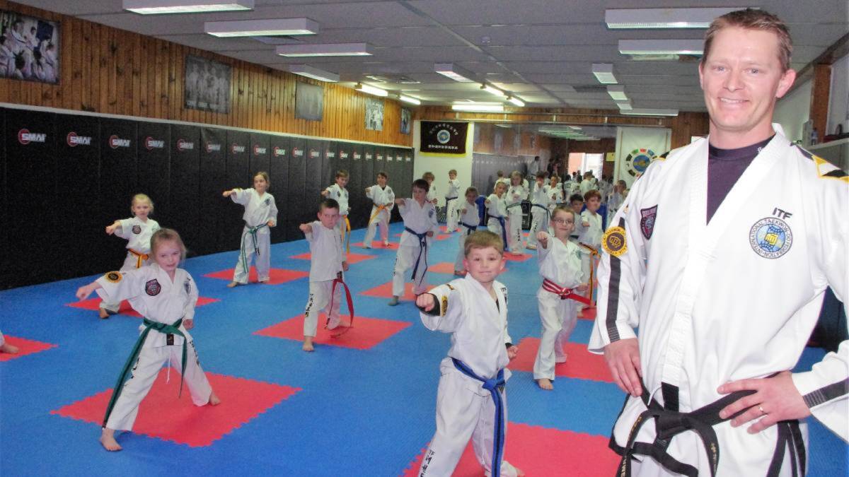 Instructing: Craig Harmer is now the vice president of CHITF Australia, a role in which he will help oversee the development of Australian taekwon-do practitioners. Photo: Darryl Fernance.