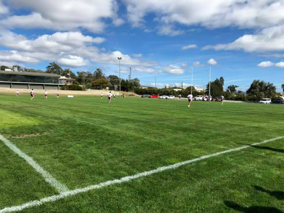 Match day: The Goulburn Workers Bulldogs preparing to take on the Queanbeyan Kangaroos in their Under 18's clash. Photo: Queanbeyan Kangaroos Football Club. 