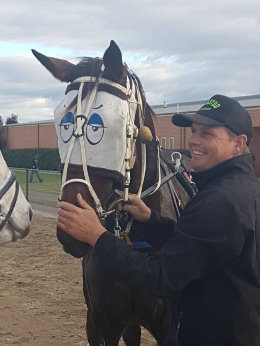 Daniel Rowell and Roarn who is engaged in race 7, the Thankyou Margaret O’Neill pace. Photo: Supplied.