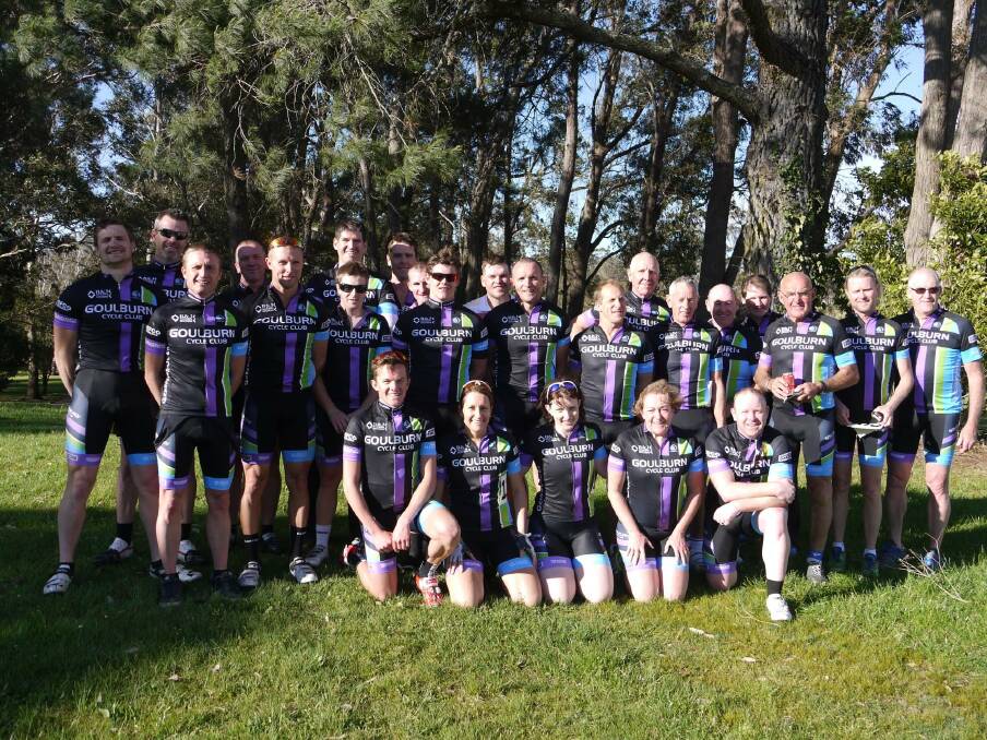 The club: The Goulburn Cycle Club posted a strong performance in Illawarra over the weekend, despite some strong winds and adverse conditions. Photo: Goulburn Cycle Club. 