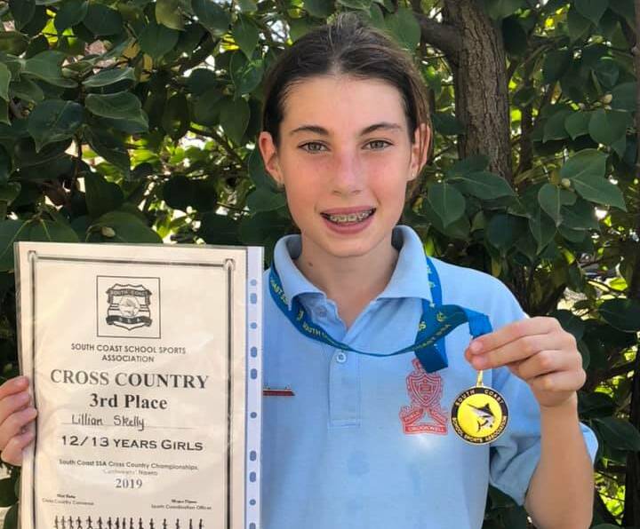 Crookwell Girl: Lilly Skelly has earned representative honours in two sports recently, cross country and soccer. Photo: Crookwell Public School.